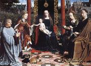 Gerard David THe Virgin and Child with Saints and Donor oil painting picture wholesale